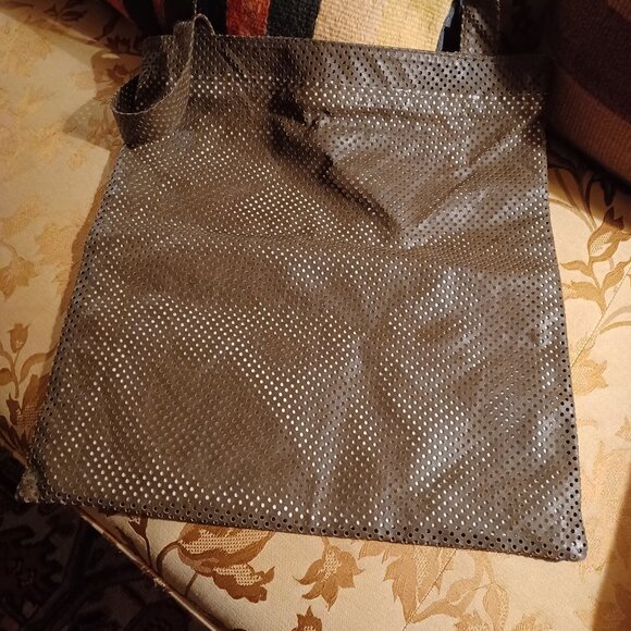 Marc Jacobs Dark Green Perforated Leather Crossbody Bag - Picture 3 of 5